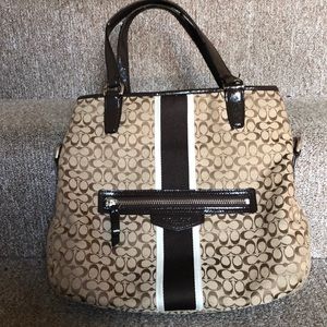 A gently used, Authentic Coach Handbag.